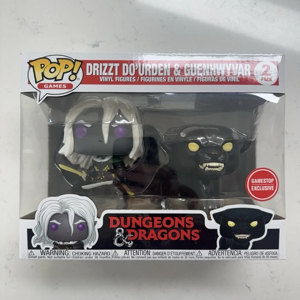 Funko Pop! Games - Dungeons & Dragons - Drizzt Do'Urden & Guenhwyvar - 2 Pack...